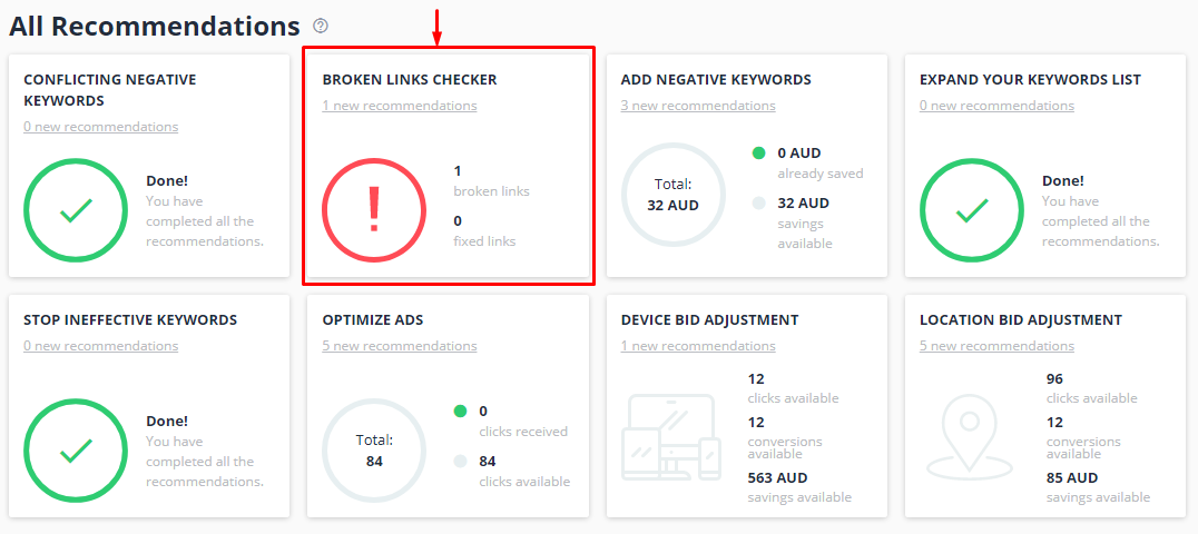 Broken Links Checker